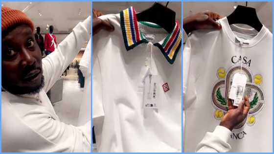 Ghanaian men in UK stunned over £400 shirt, converts to cedis: "How can we buy the original"