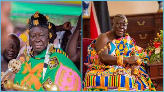 Otumfuo rattles Hausa like a Zongo man, video causes stir: "He spoke like a true king"