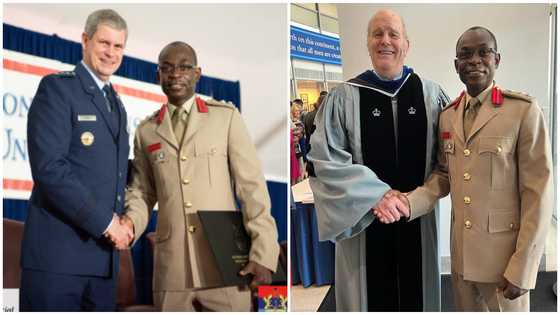 Brilliant GH soldier becomes only African to win distinguished graduate award in US after bagging 9As