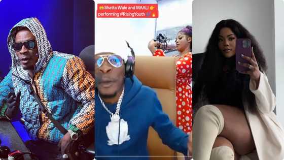 Shatta Wale: Maali Joins Her Lover In The Studio, Cute Video Of Them Melts Hearts