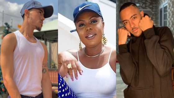 Afia Schwar’s twin son goes berserk; leaks messages Ghanaian girls send him online in new video