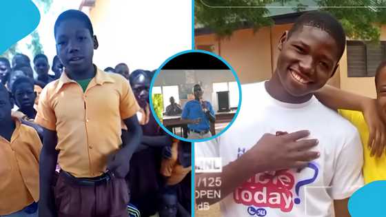 Abanga Jackson: Viral primary 5 manifesto reader becomes Bawku SHS senior prefect