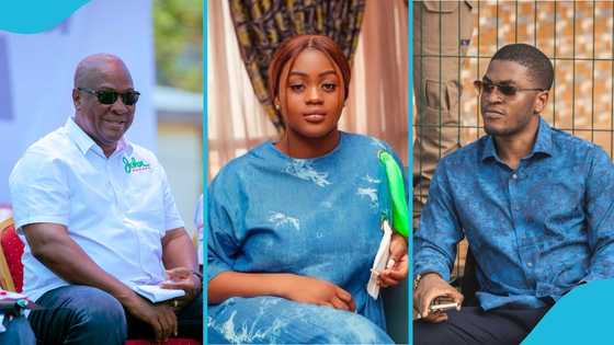 President Mahama holds mini family meeting with Farida and Sharaf at boxing event