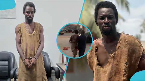 Videos of the moment Ebo Noah got arrested by the police surfaces, Ghanaians react