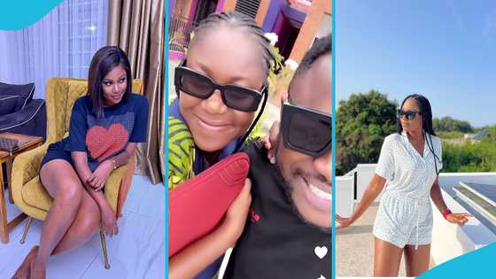 Yvonne Nelson changes drastically, video of her bonding with Medikal goes viral