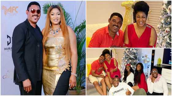25 years strong: Actress Omotola Jalade-Ekeinde and hubby mark wedding anniversary with cute photo