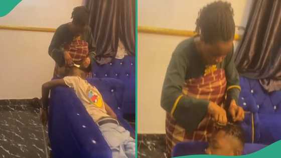 "You wan be like thug": Mum takes action on son who did dreads, cuts it while he slept on sofa