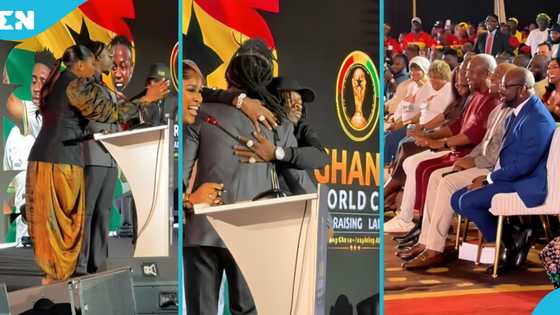 Mahama brings Stonebwoy and Shatta Wale together in video" "The hug Ghana has been waiting for"