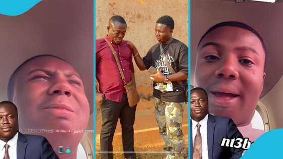 TikToker Akonoba breaks down on livestream over close friend Osanju's death, sad video stirs emotions
