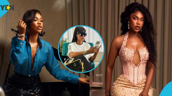 Ghanaian musician Becca looks stunning in fringe hairstyle while showing off her no makeup face