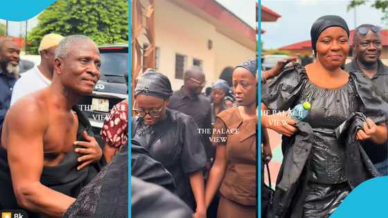 Daddy Lumba's family visits Manhyia Palace to thank Asantehene for funeral support, video