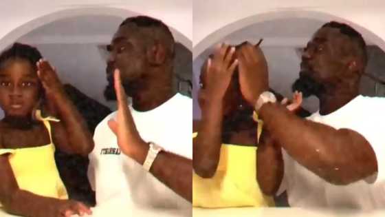 Sarkodie and Titi ‘fight’ over her choice of hairstyle in new video; she won at last