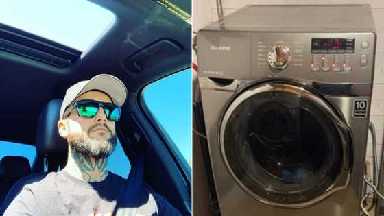 Dad of newborn finds a surprise gift for baby hidden in newly bought washing machine, blown away by kindness