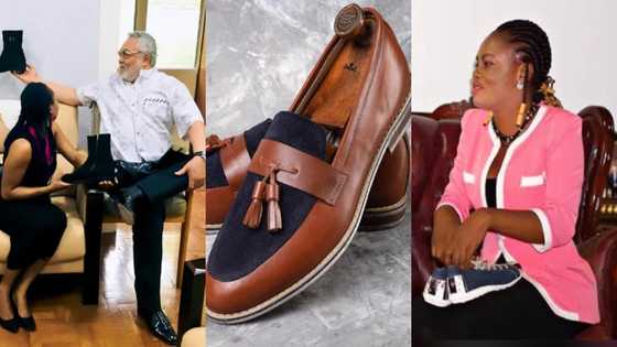 Sandra Ozwald, the Ghanaian SHS graduate who runs her own shoe-making company Saint Ozwald Shoes