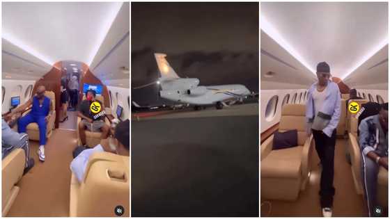 Wizkid, R2Bees, King Promise flaunt private jet lifestyle, video agitates fans of Wizkid Live concert