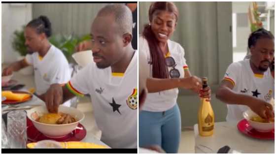EIB pundits and management eats heavy fufu ahead Ghana and Portugal clash