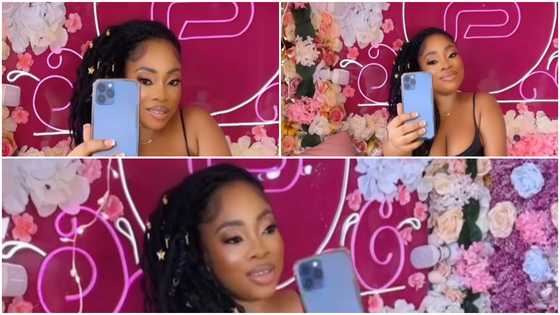 Moesha Boduong shuts down Instagram with smokey hot black dress and GH₵ 7,569 Fendi sneakers