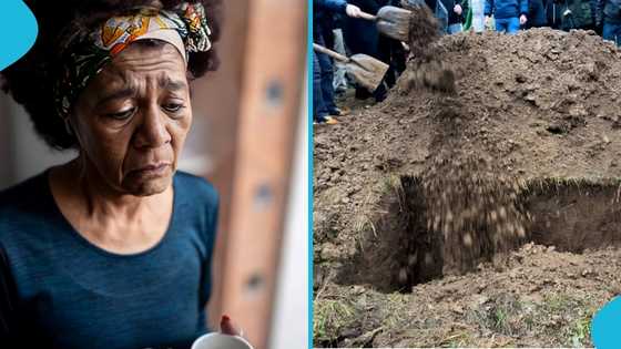 Middle-aged woman mourns six family members in fatal Obogu Church accident