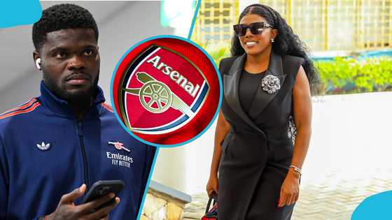 Partey teases Arsenal future in cryptic reply to Nana Aba Anamoah: Video