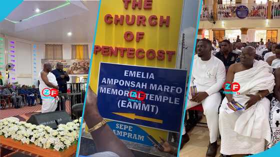 Wealthy businessman Agya Wiase renames Sepe central church of Pentecost auditorium in honour of his late wife