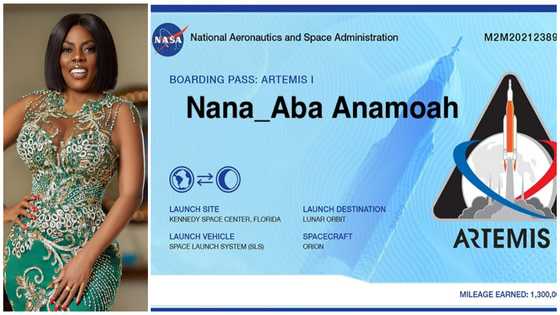 Nana Aba Anamoah to have her name flown around the moon by NASA Artemis, shares exciting news with fans