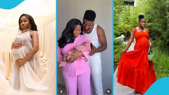 Veekee James and husband Femi Atere welcome their first child, share video