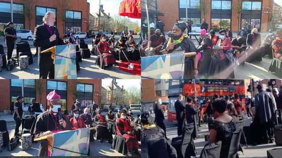 Ghanaians in the UK show Brits how to mourn as they hold their own funeral for Prince Philip; video drops