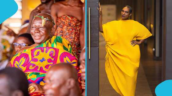"Sei kutuu": Anita Erskine introduces Asantehene at the 2025 GUBA awards in style