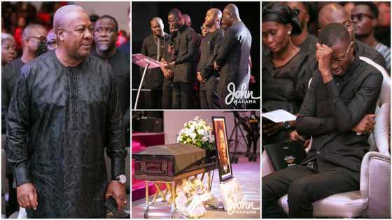 Bernard Avle: Citi FM presenter's late wife goes home; emotional photos spark reactions