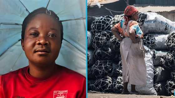Ghanaian woman opens up about her charcoal business: "I make GH¢1,500 a week"