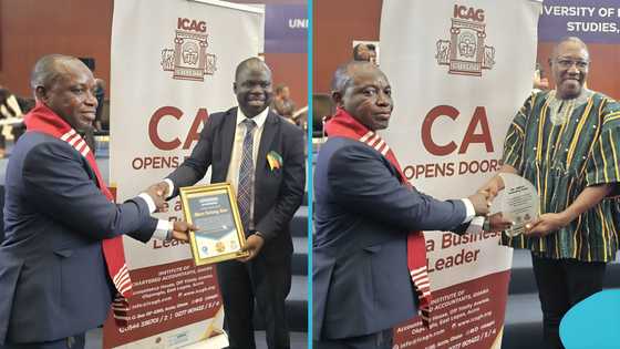 ICAG: Ghanaian man rejoices as he becomes a chartered accountant after 26 years of trying