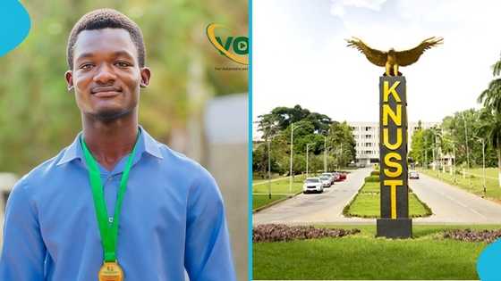 Benjamin Okyere, best second-year student at KNUST 2025 Vice Chancellor’s Student Excellence Awards