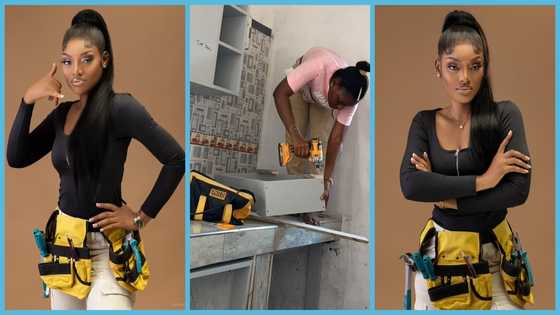 Yvonne Heidi Attigah: Meet the beautiful Ghanaian female carpenter turning heads with her craft