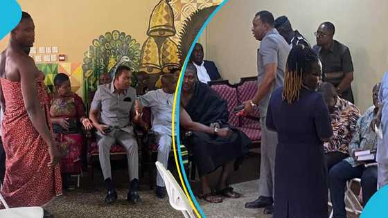 Chairman Wontumi honours summons by Kumasi Traditional Council, appears at Manhyia with NPP delegation