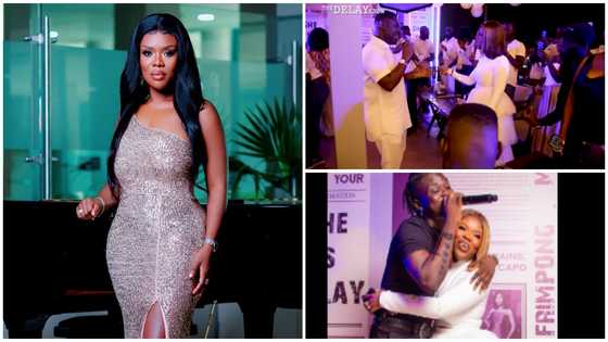 Kuami Eugene, Fameye and Nacee perform for Delay at her birthday party