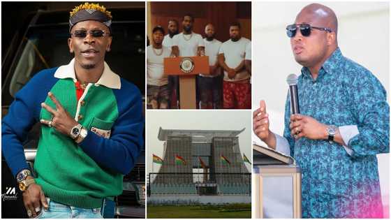 Meek Mill: Shatta Wale, Ablakwa, and many netizens react to rapper's video shoot at Jubilee House