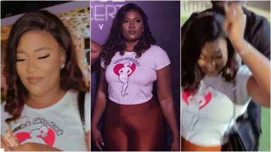 Abena Korkor smiles again, jams to Kuami Eugene's Dollar on You at the VGMA Xperience Concert