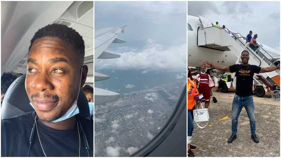 Young man breaks family jinx, finally boards an aeroplane years after dreaming of it, shares photos