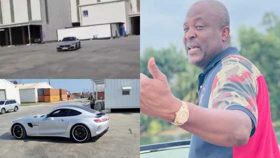 Ibrahim Mahama cruises in his expensive Benz, drifts like a Formula One driver in video