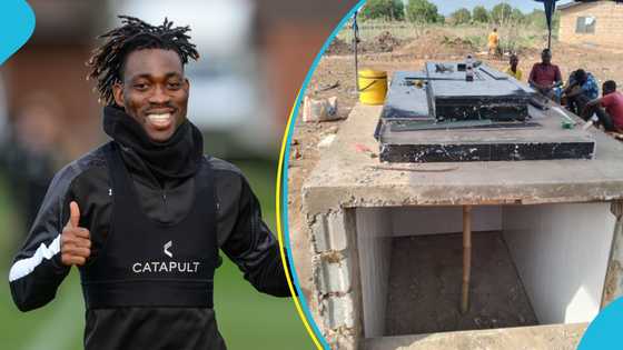 Christian Atsu: A new photo of the current state of his burial place surfaces, Ghanaians react