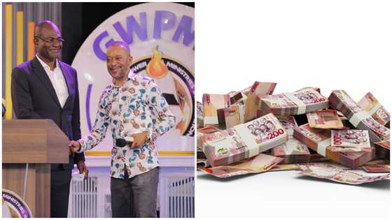 Ken Agyapong storms Owusu Bempah’s church with cash donation; preaches to congregation