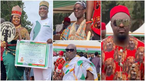 Empress Gifty: Jim Iyke, ACP Kofi Sarpong And Other Celebrities Attend Adorye's Enstoolment As Igbo Chief