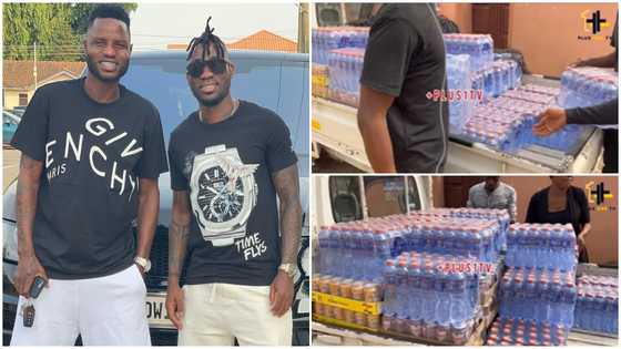 Christian Atsu's bestie Mubarak Wakaso donates about GH₵300k and other items to the late player's family