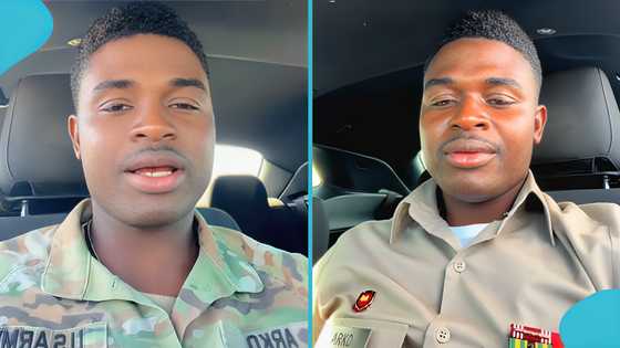 Ghanaian man in the US Army shares 3 benefits of joining the military service in America, video