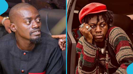 Lil Win displays as Kweku Flick mourns his late dad to cheer him up, fans hail him
