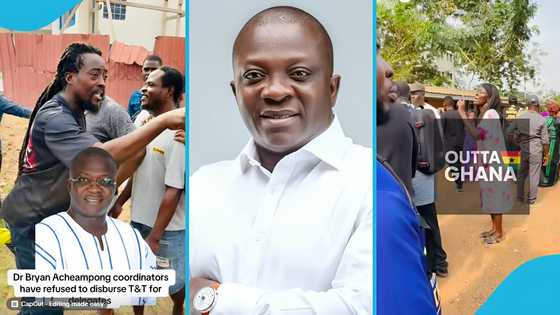 Angry NPP delegates fume with Bryan Acheampong's coordinators over alleged mishandling of transport money