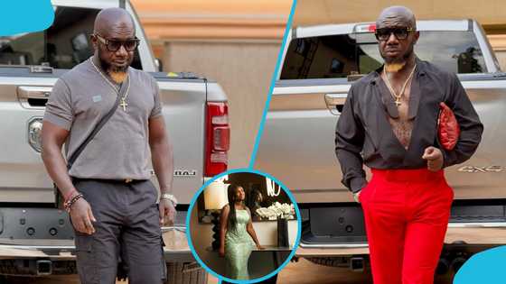 Osebo's teenage daughter models in stylish corset gown for her birthday shoot