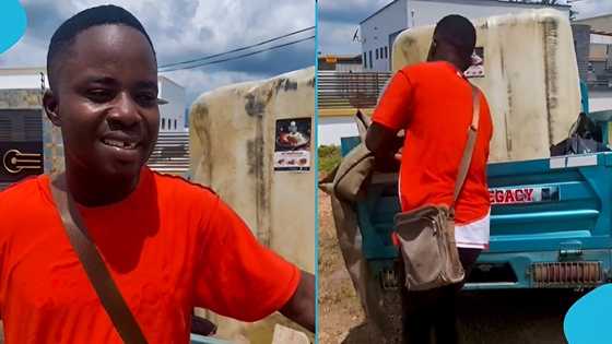 SHS graduate makes GH¢1,200 daily from supplying water to construction sites:" It's very lucrative"
