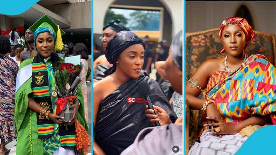 Queen of Tapokyi and McKeown Hotel MD Nana Ama Tutuwaa slays at Asantehemaa's funeral