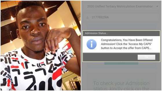 Young man gets admission into university after waiting since 2017; rejoices online